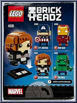 Black Widow from Brickheadz - Basic Series manufactured by Lego [Back]
