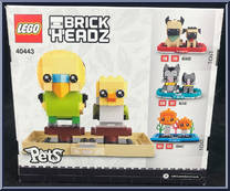 Chick #125 / Budgie #124 from BrickHeadz - Pets manufactured by Lego [Back]