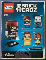 Captain Jack Sparrow #9 from BrickHeadz - Disney manufactured by Lego [Back]