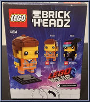 Emmet #88 from BrickHeadz - Lego Movie manufactured by Lego [Back]