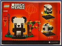 Baby Panda 1 #116 / Baby Panda 2 #117 / Panda #115 from BrickHeadz - Basic Series manufactured by Lego [Back]