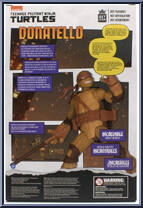 Donatello (IDW Comic + Action Figure) (Version 2) from Bst Axn - Teenage Mutant Ninja Turtles manufactured by Loyal Subjects [Back]