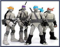 IDW Comic Black and White 4-Pack (SDCC 2023) from Bst Axn - Teenage Mutant Ninja Turtles manufactured by Loyal Subjects [Loose]