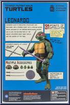 Leonardo (IDW Comic + Action Figure) from Bst Axn - Teenage Mutant Ninja Turtles manufactured by Loyal Subjects [Back]