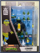 Leonardo (Leather Jacket) (Street Style) from Bst Axn - Teenage Mutant Ninja Turtles manufactured by Loyal Subjects [Front]