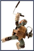 Michelangelo (IDW Comic + Action Figure) (Version 2) from Bst Axn - Teenage Mutant Ninja Turtles manufactured by Loyal Subjects [Loose]