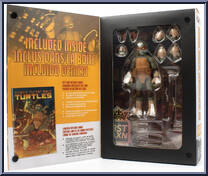 Michelangelo (IDW Comic + Action Figure) (Version 2) from Bst Axn - Teenage Mutant Ninja Turtles manufactured by Loyal Subjects [Front]
