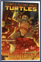 Michelangelo (IDW Comic + Action Figure) (Version 2) from Bst Axn - Teenage Mutant Ninja Turtles manufactured by Loyal Subjects [Front]