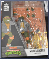 Michelangelo (Prototype) (Street Style) from Bst Axn - Teenage Mutant Ninja Turtles manufactured by Loyal Subjects [Front]