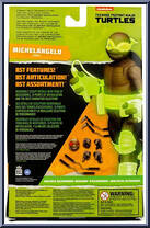 Michelangelo (Undead) from Bst Axn - Teenage Mutant Ninja Turtles manufactured by Loyal Subjects [Back]