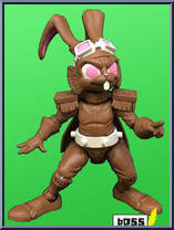 Captain Bucky O'Hare (Chocolate Bunny) Action Figure