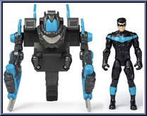 Nightwing (Mega Gear) from Caped Crusader - Basic Series manufactured by Spinmaster [Loose]