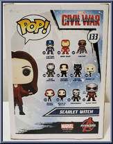 Scarlet Witch from Captain America - Captain America Civil War Pop! manufactured by Funko [Back]