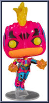 Captain Marvel (Blacklight) from Captain Marvel - Pop! Vinyl Figures manufactured by Funko [Loose]