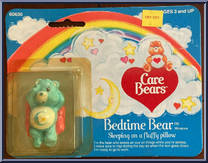 Bedtime Bear (Sleeping on a Fluffy Pillow) from Care Bears - Mini manufactured by Kenner [Front]
