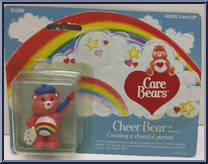 Cheer Bear (Creating a Cheerful Picture) from Care Bears - Mini manufactured by Kenner [Front]