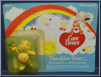 Funshine Bear (Dancing with a Colorful Butterfly) from Care Bears - Mini manufactured by Kenner [Front]