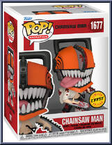 Chainsaw Man (Bloody) (Chase) from Chainsaw Man - Pop! Vinyl Figures manufactured by Funko [Front]