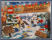 Advent Calendar 2008 from City - Advent Calendars manufactured by Lego [Front]