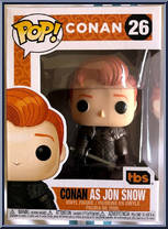Conan as Jon Snow from Conan O'Brien - Pop! Vinyl Figures manufactured by Funko [Front]