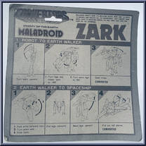 Zark (White / Black) from Convertors - Maladroids manufactured by Select [Back]