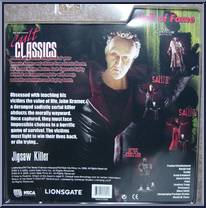 Jigsaw Killer (Saw II) from Cult Classics - Hall of Fame manufactured by Neca [Back]