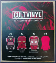 Captain Scarlet from Cult Vinyl - Basic Series manufactured by Planet Replicas [Back]