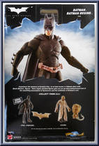Batman (Batman Begins) from Dark Knight - Movie Masters - Series 2 manufactured by Mattel [Back]