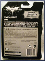 Bane (Final Assault) from Dark Knight Rises - Basic Series manufactured by Mattel [Back]