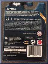 Batman (White Camo) from Dark Knight Rises - Exclusives manufactured by Mattel [Back]