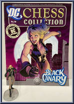 Black Canary from DC Chess Collection - Basic Series manufactured by Eaglemoss [Front]