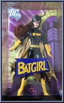 Batgirl (Gold Cape) from DC Comics - Barbie - Basic Series manufactured by Mattel [Front]