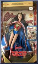 Wonder Woman (Blue Cape) from DC Comics - Barbie - Basic Series manufactured by Mattel [Front]