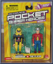 Hourman (Golden Age) / Flash from DC Comics - Pocket Super Heroes - Series 2 manufactured by DC Direct [Front]