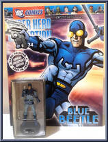 Blue Beetle (Ted Kord) from DC Comics Super Hero Collection - Basic Series manufactured by Eaglemoss [Front]