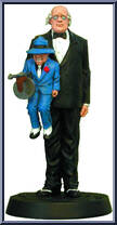 Ventriloquist (Arnold Wesker) (with Scarface) from DC Comics Super Hero Collection - Basic Series manufactured by Eaglemoss [Loose]