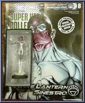 White Lantern Sinestro from DC Comics Super Hero Collection - Blackest Night / Brightest Day manufactured by Eaglemoss [Front]