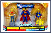 Wonder Girl / Superman / Supergirl from DC Infinite Heroes - 3-Packs manufactured by Mattel [Front]