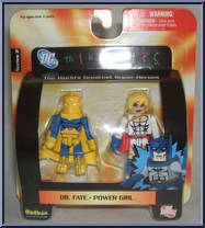 Dr. Fate / Power Girl from DC Minimates - Series 2 manufactured by Diamond Select [Front]
