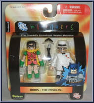 Robin / Penguin from DC Minimates - Series 2 manufactured by Diamond Select [Front]