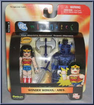 Wonder Woman / Ares from DC Minimates - Series 3 manufactured by Diamond Select [Front]