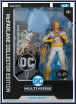 Agent Liberty (Panic in the Sky) (Platinum Edition) from DC Multiverse - Collector Edition manufactured by McFarlane [Front]