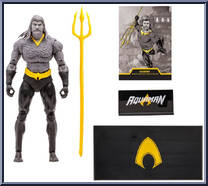 Aquaman (Black & White Accent) from DC Multiverse - Endless Winter manufactured by McFarlane [Loose]
