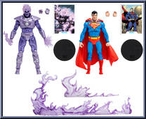 Atomic Skull vs Superman (Gold Label) from DC Multiverse - Basic Series manufactured by McFarlane [Loose]