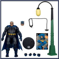 Batman (Battle Damage Blue) (Dark Knight Returns) (Platinum Edition) from DC Multiverse - Collector Edition manufactured by McFarlane [Loose]