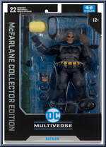 Batman (Battle Damage Blue) (Dark Knight Returns) (Platinum Edition) from DC Multiverse - Collector Edition manufactured by McFarlane [Front]
