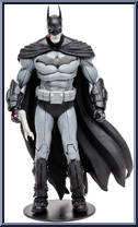 Batman (Black & White) (Gold Label) from DC Multiverse - Arkham City manufactured by McFarlane [Loose]