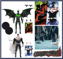 Batman Beyond vs Justice Lord Superman from DC Multiverse - Basic Series manufactured by McFarlane [Loose]
