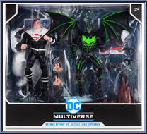 Batman Beyond vs Justice Lord Superman from DC Multiverse - Basic Series manufactured by McFarlane [Front]