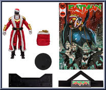 Batman Santa (Red Suit) (Gold Label) from DC Multiverse - Holiday manufactured by McFarlane [Loose]
